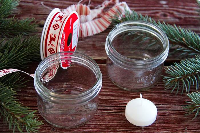barattoli per candele natale