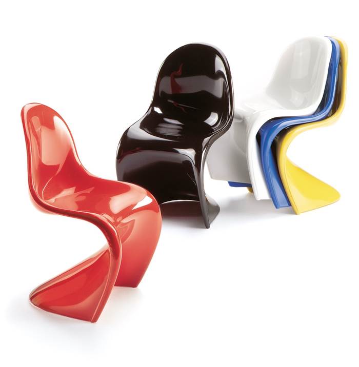 Sedia in materiale plastico