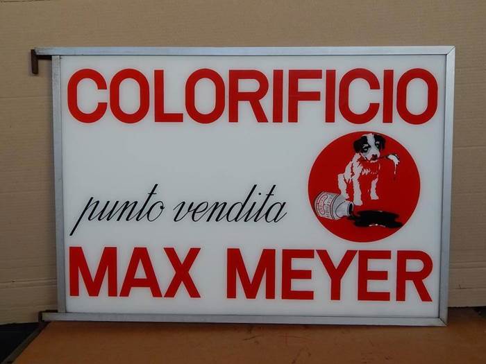 Un'insegna d'epoca max Meyer