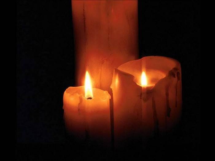 candela accesa