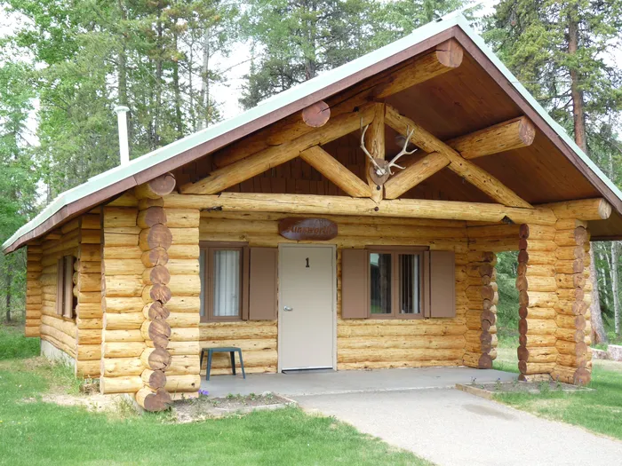 Baita in legno americana