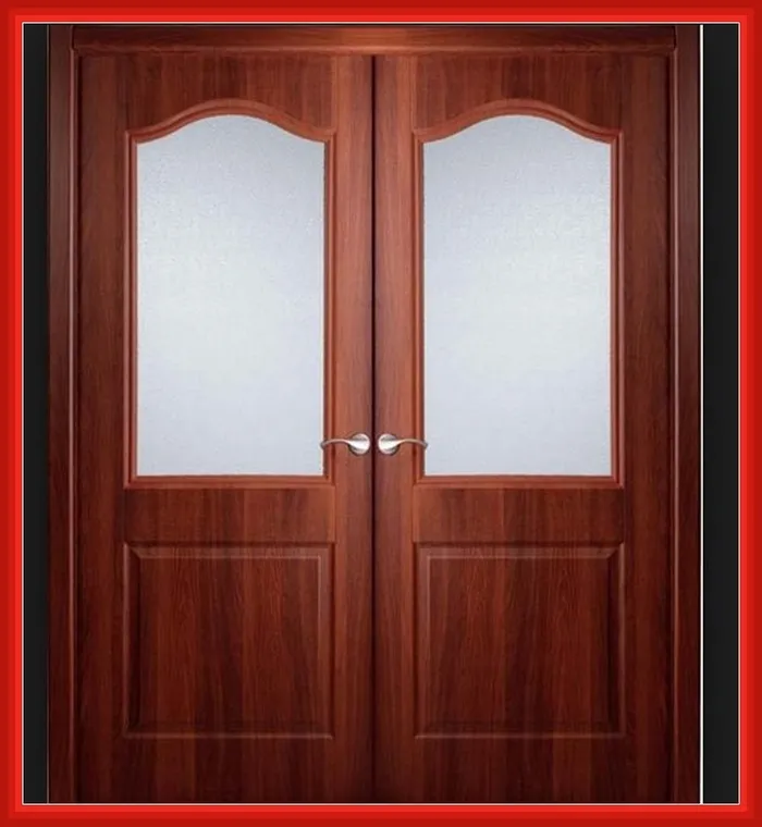porta il legno e vetro