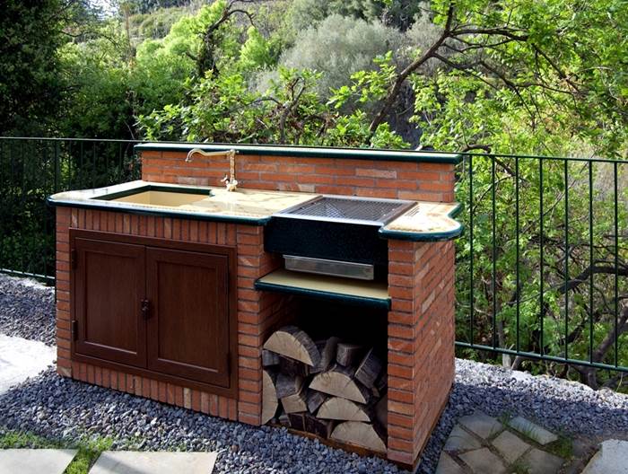 barbecue in muratura 