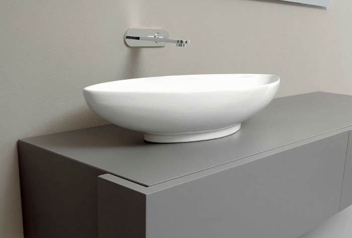 Lavabo da appoggio moderno