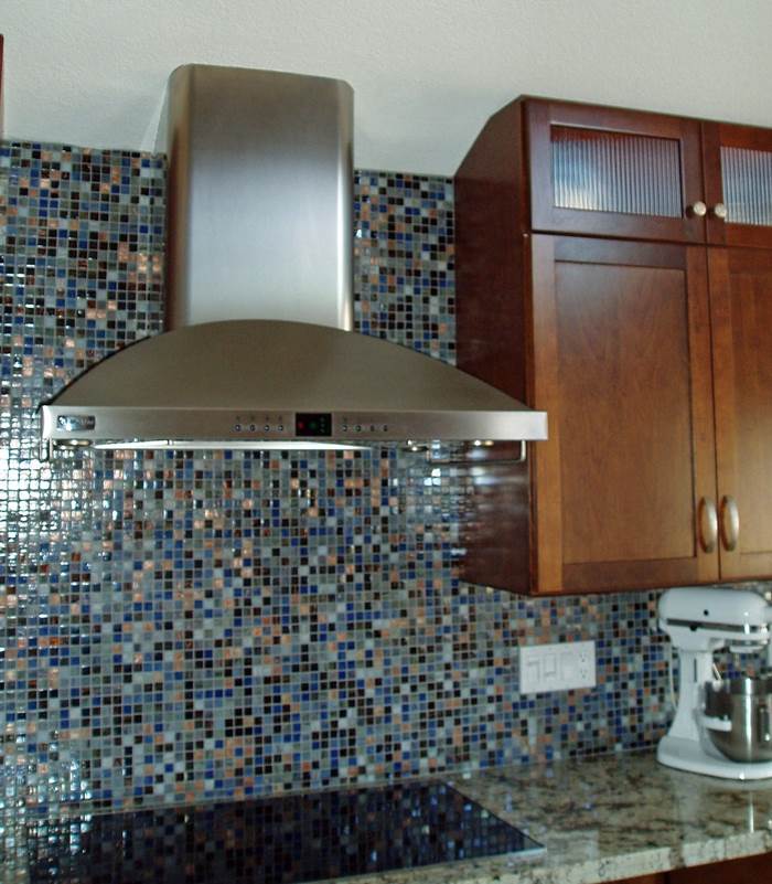 Rivestimento in mosaico in cucina