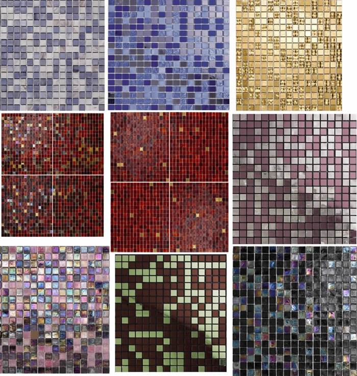 Esempi di piastrelle in mosaico