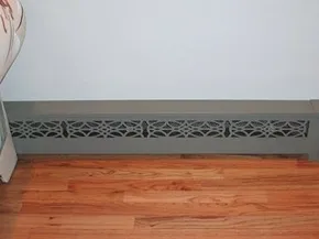 Modelli di battiscopa radianti