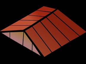 Tetto in legno ventilato