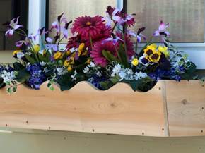 Scegliere le fioriere in legno