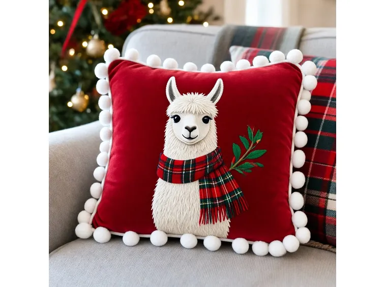 cuscino pompon