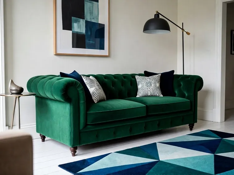 Divano dallo stile antico in un ambiente prettamente moderno: meravigliosa scelta