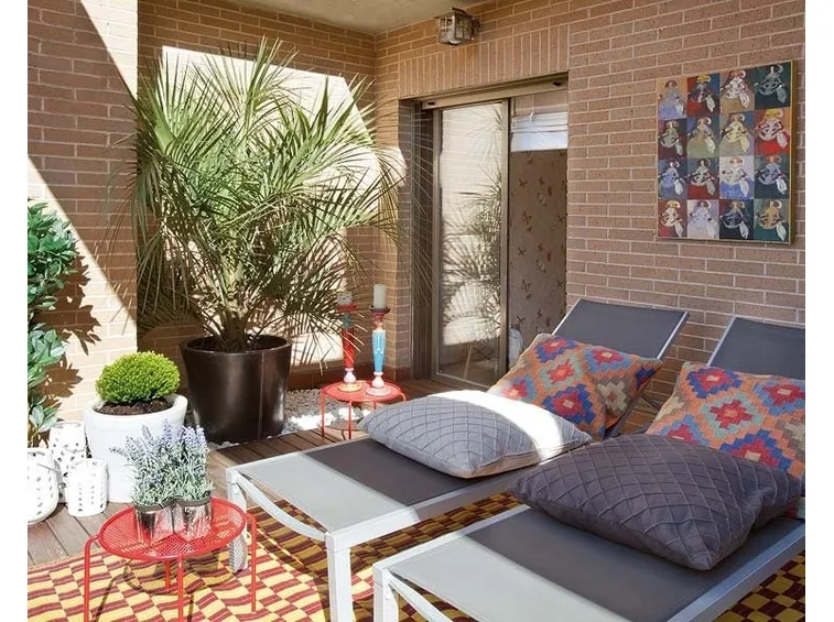 Zona relax in terrazzo
