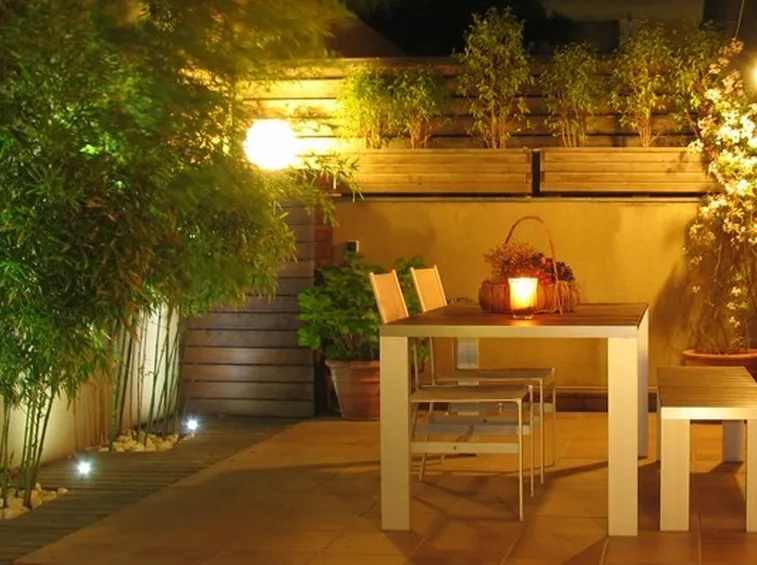 Illuminazione del terrazzo