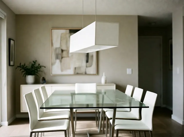 Complementi d'arredo in stile contemporaneo, mobili puliti ed eleganti e luicidi.