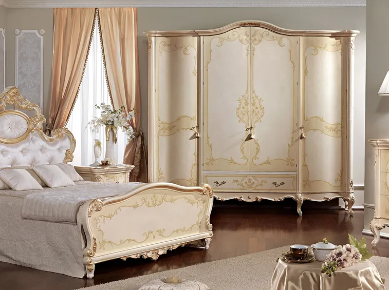 Camera da letto in stile barocco