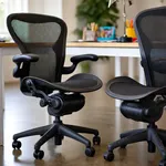 Una sedia ergonomica