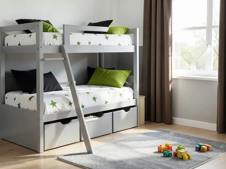 Un simpatico letto a castello per bambine