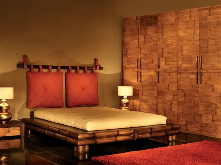 camera da letto stile Africa