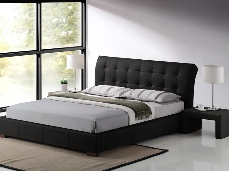Letto in pelle