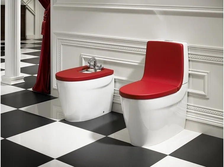 sanitari in ceramica colorati