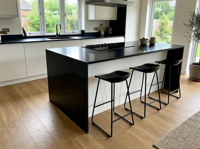 Cucina con penisola