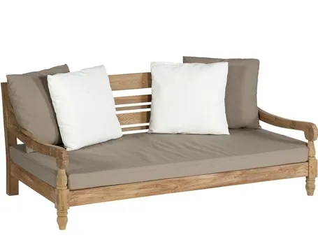 Divano da giardino in teak