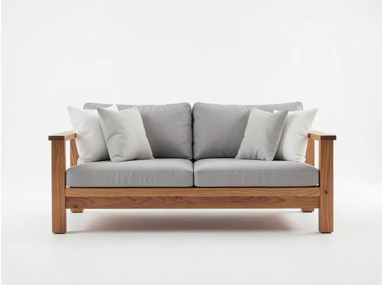 Divano da giardino in teak