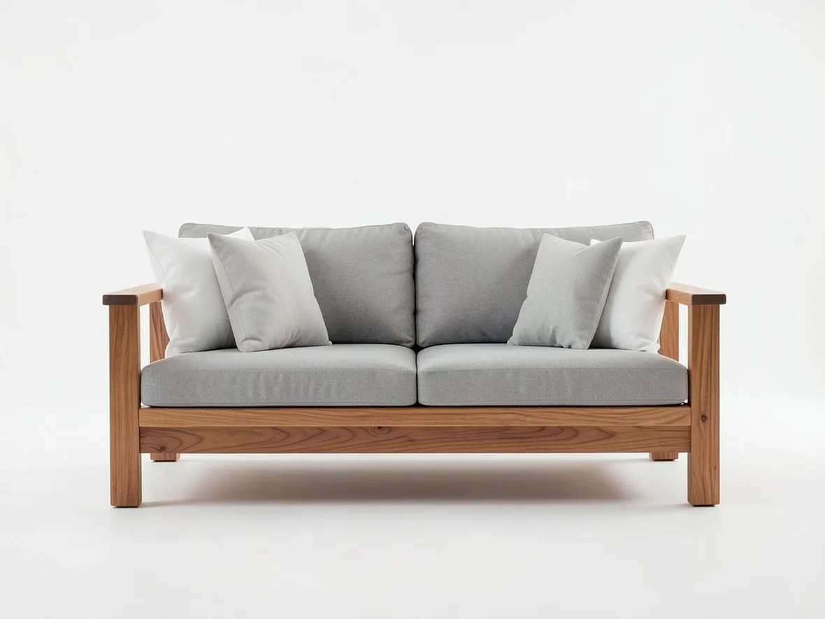 Divano da giardino in teak