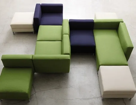 divani modulari colorati