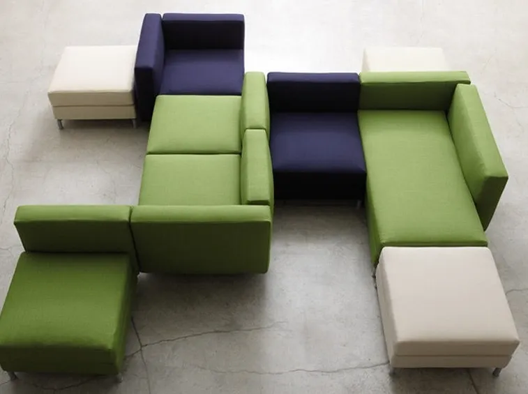 divani modulari colorati
