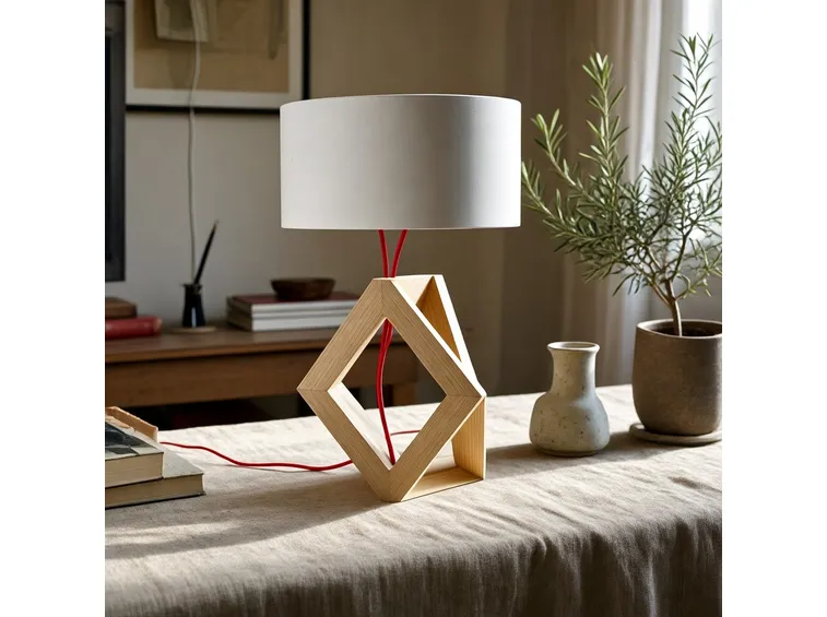 Lampada da scrivania: semplice ed unica