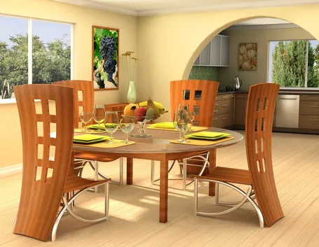 Tavolo rotondo in legno