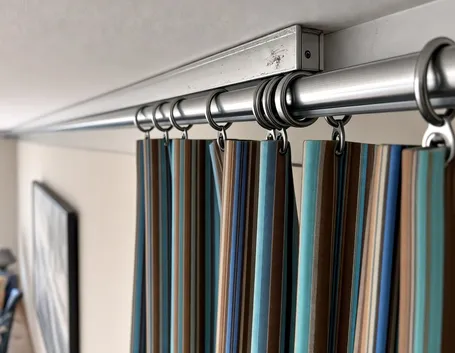 Binario con montaggio a soffitto