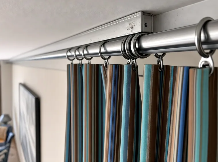 Binario con montaggio a soffitto