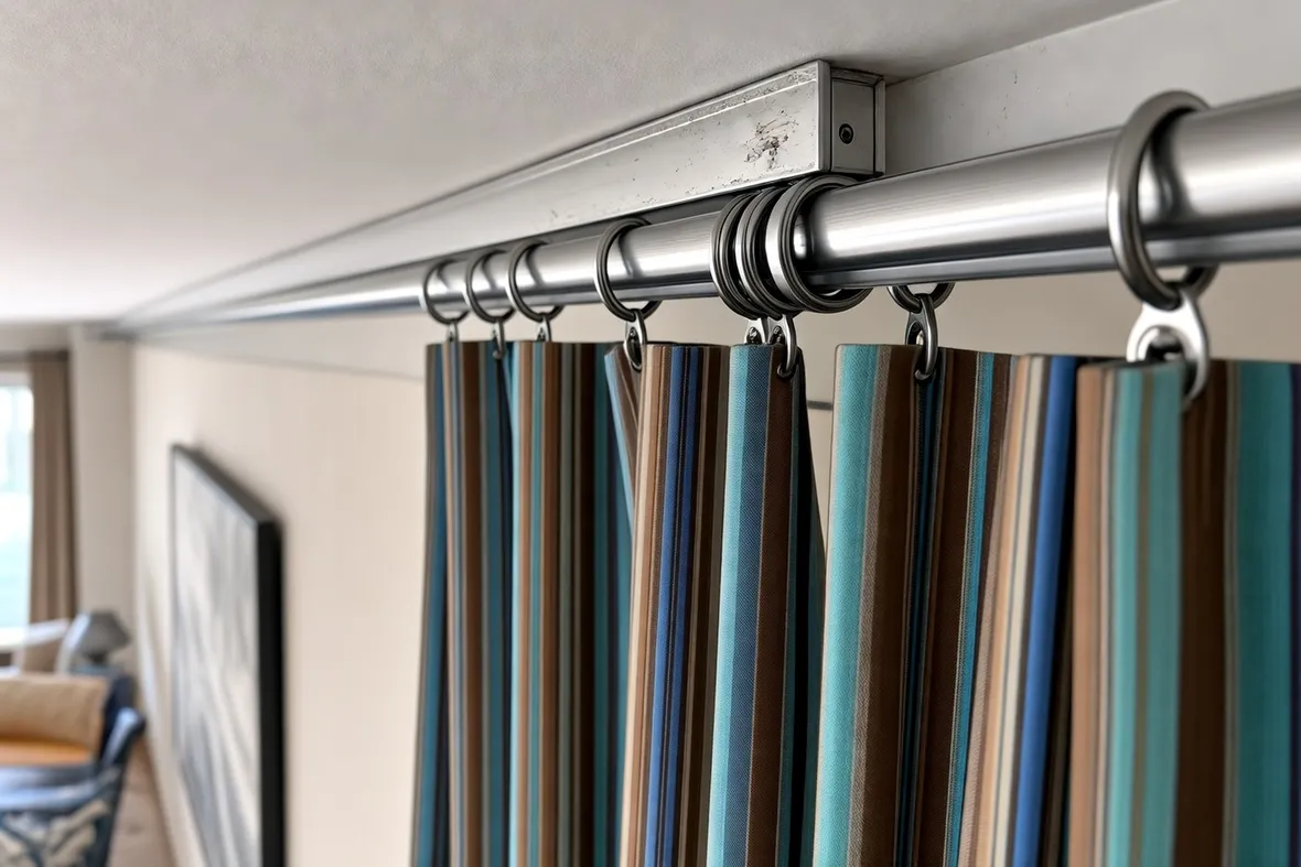 Binario con montaggio a soffitto