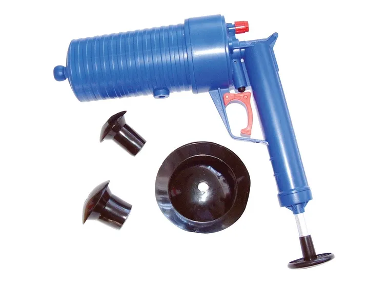 Particolare sturalavandini a pistola, molto più efficace e facile da usare
