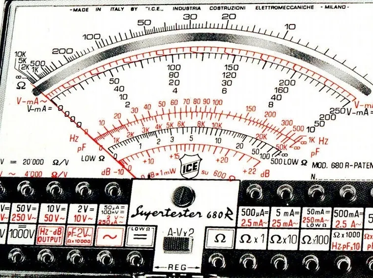 tester analogico