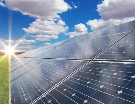 Impianto solare fotovoltaico.