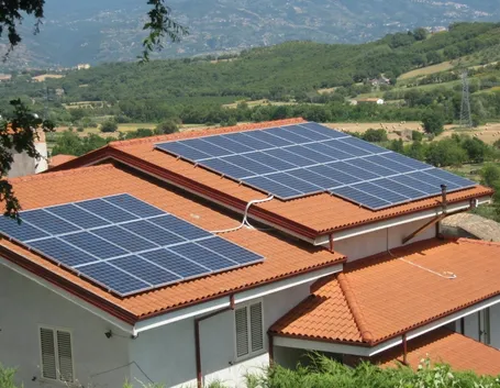 Esempio di impianto fotovoltaico familiare.