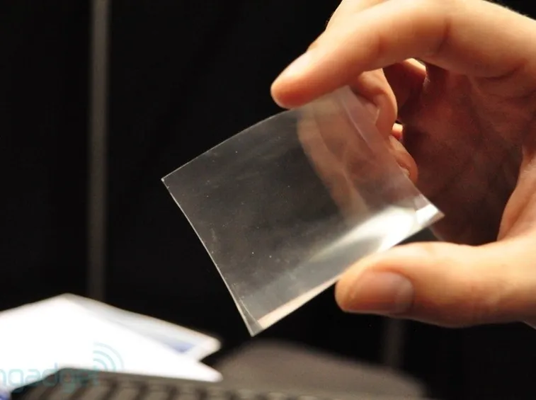 Esempio di cella fotovoltaica a film sottile.