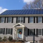 Esempio di pannelli fotovoltaici installati sui tetti