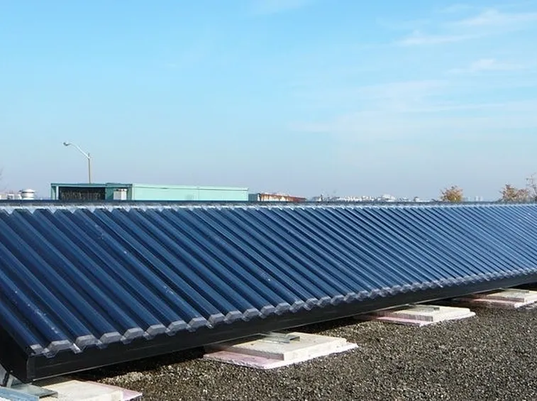 riscaldamento solare per tetto