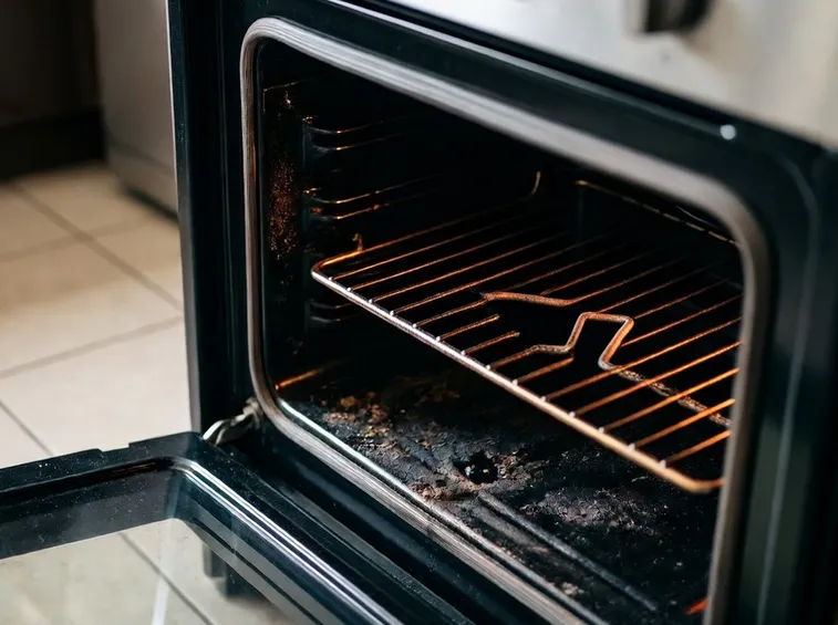forno sporco