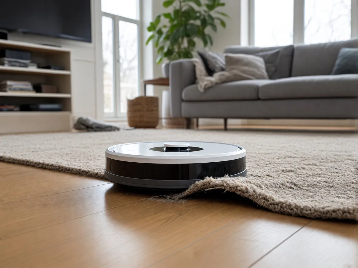 Perché il robot aspirapolvere si blocca sui tappeti invernali