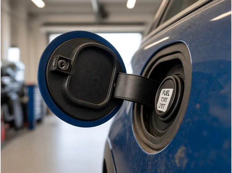 Bocchettoni in un auto bi-fuel
