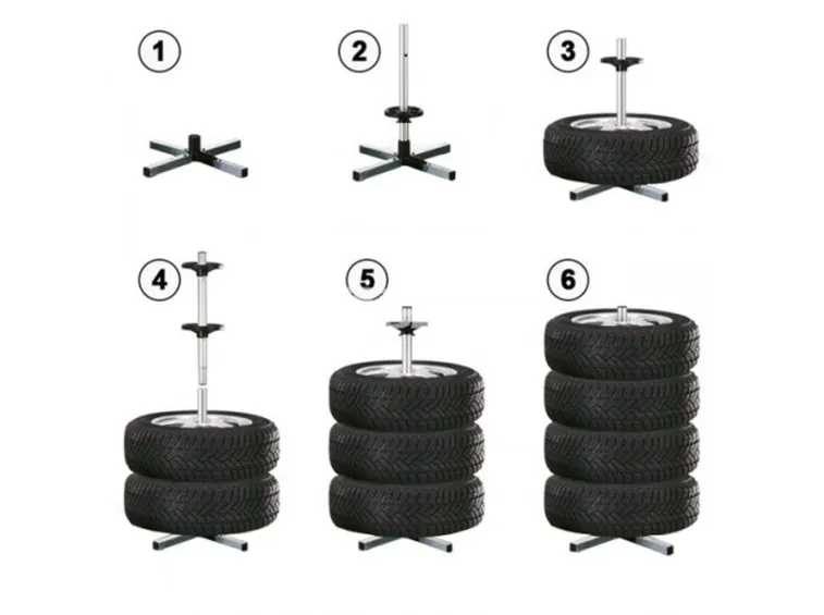 Accessorio per il rimessaggio dei cerchi