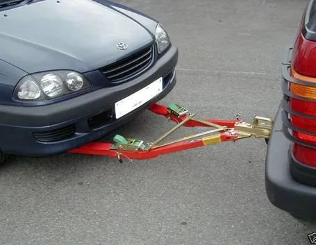 il traino di un'auto