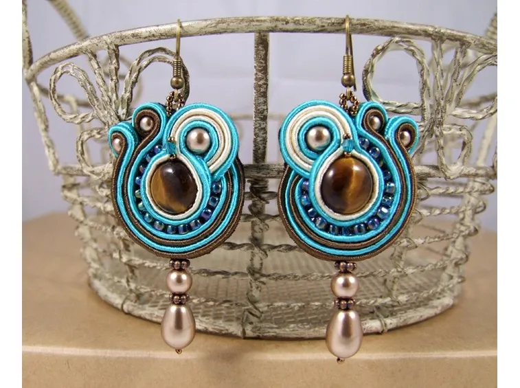 Orecchini tecnica soutache