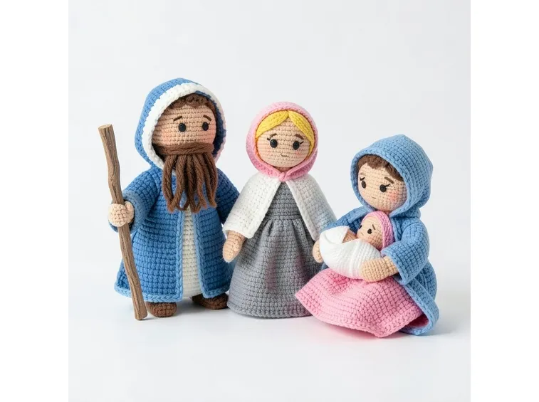come fare un presepe fai da te all'uncinetto