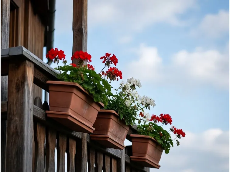 Balcone in fiore